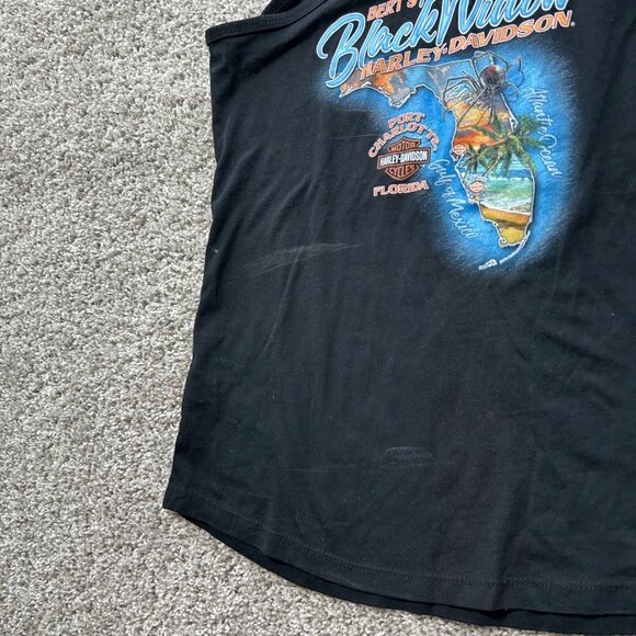 Harley-Davidson Women's Sz Medium Canotta  Ice Cold Tank Top - Picture 5 of 7